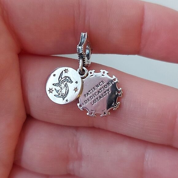 925 Silver Hufflepuff Harry Potter Charm - Picture 5 of 6